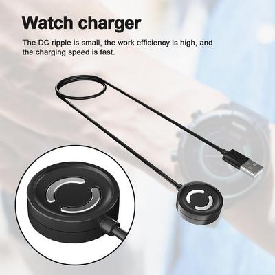Smartwatch USB Charging Cable Cord Base Dock Charger for Suunto 9 Peak 38mm Sport Watch Power Charger