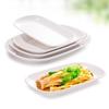 Melamine Imitation Porcelain Oval Cheong Fun Dish