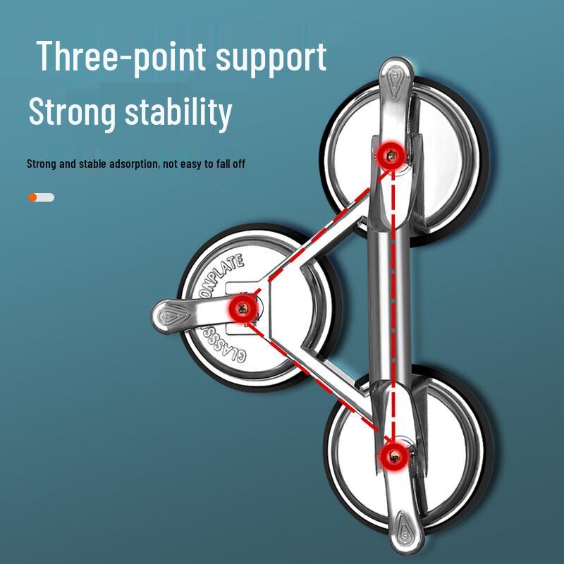 Qinguang Thickened Aluminum Alloy Single Claw Glass Suction Cup