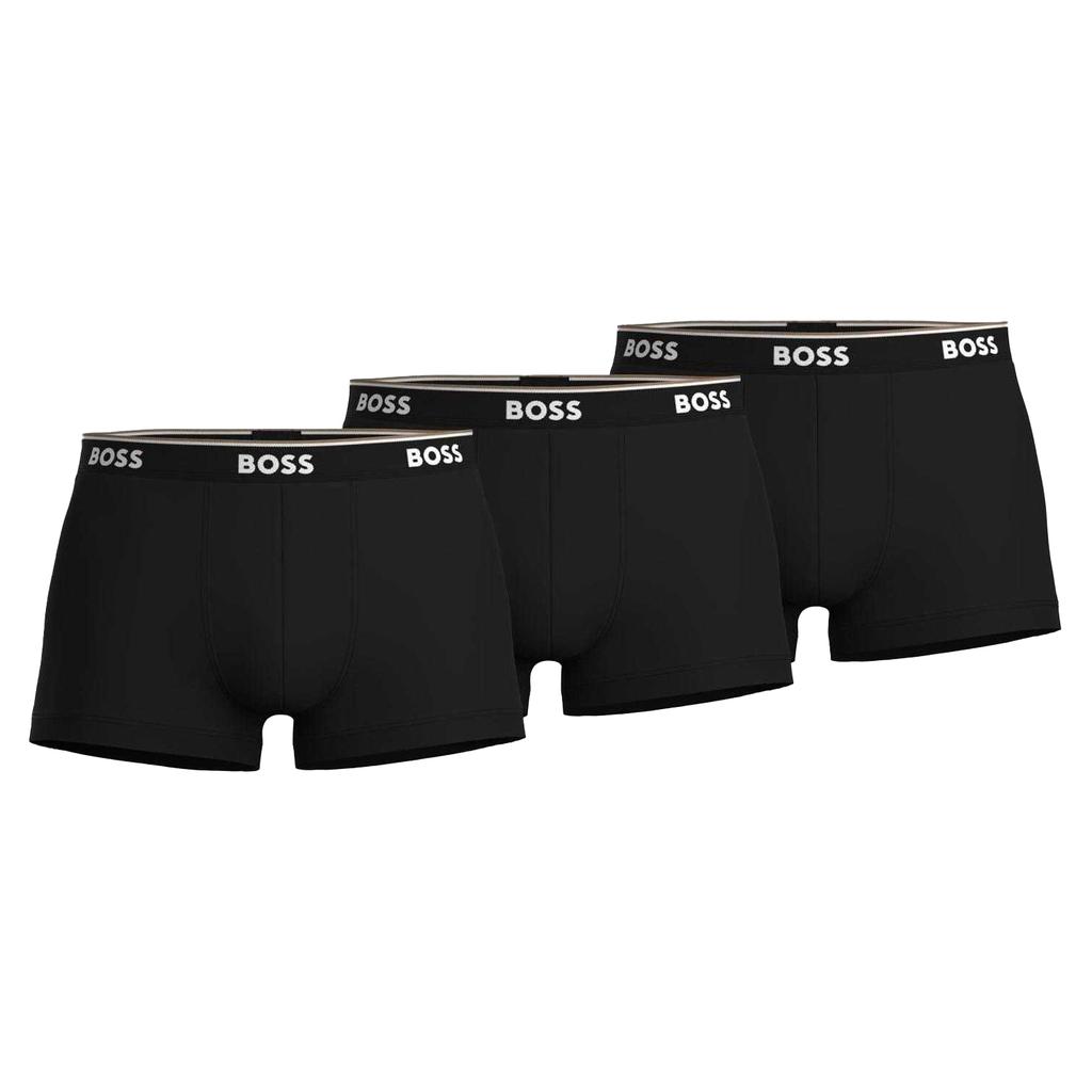 BOSS Mens Bodywear Logo Boxer Shorts (Pack of 3)