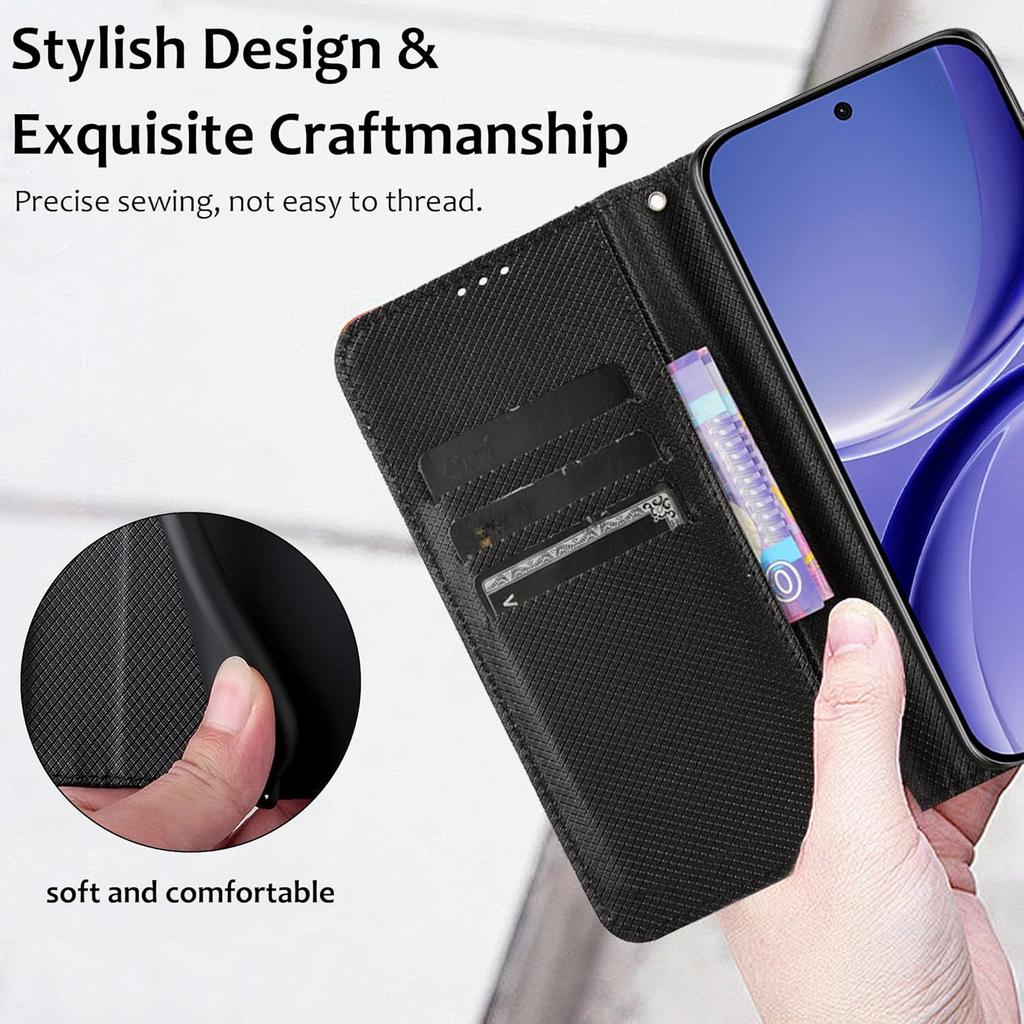 Plain Leather Flip Wallet Case For Xiaomi Poco X8 Pro Max Magnetic Book Cover Holder Capa Coque Fundas Shell