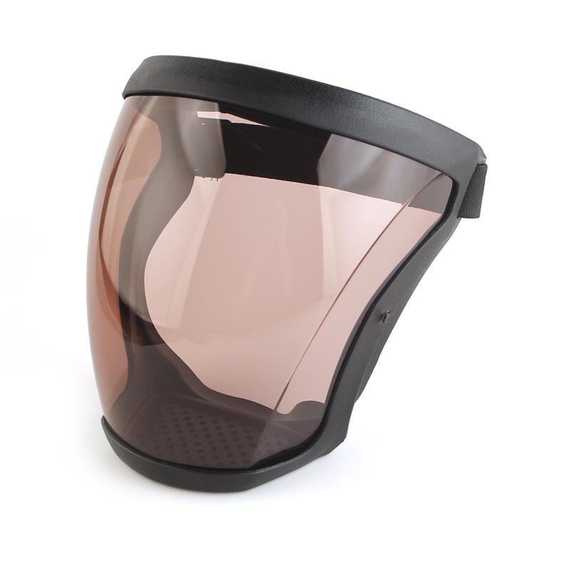 HD Transparent Horse Head Face Shield with Anti-Droplet Goggles, Unisex Headband Style