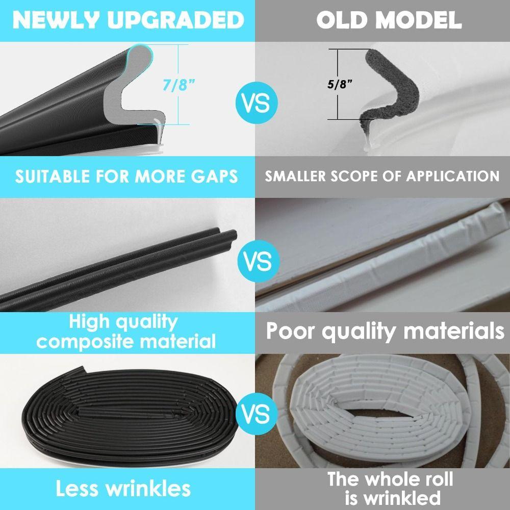 High Quality Sound Proof Weather Stripping Draft Stopper Insect Prevention Sound Proof Strips Poam Self-Adhesive Seal Strip Door