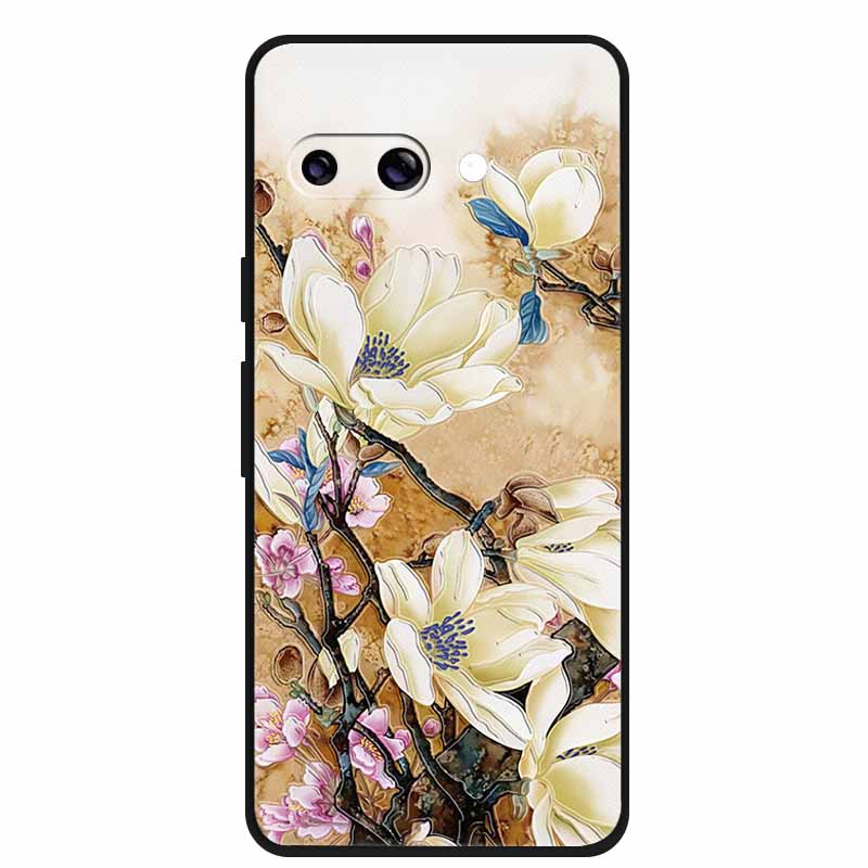 For Google Pixel 9A 5G Case 3D Relief Flower Emboss Soft Silicone various Flower Cartoon Cat Cover For Google Pixel 9a TPU Cases