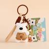 West Highland Terrier Pendant Plush Toy Puppy Car Keychain Dog Doll Accessories