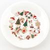 10x Romantic Christmas Charm Metal Alloy Decor New Year Pendant for DIY Bracelet
