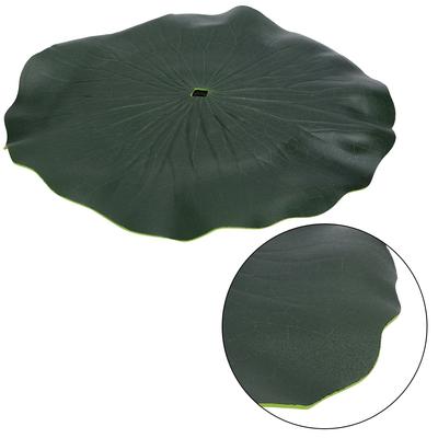 Ciotola per nuoto a forma di foglia fontana solare decorazione per laghetto da giardino fontanella per uccelli pesci con diametro 29 cm