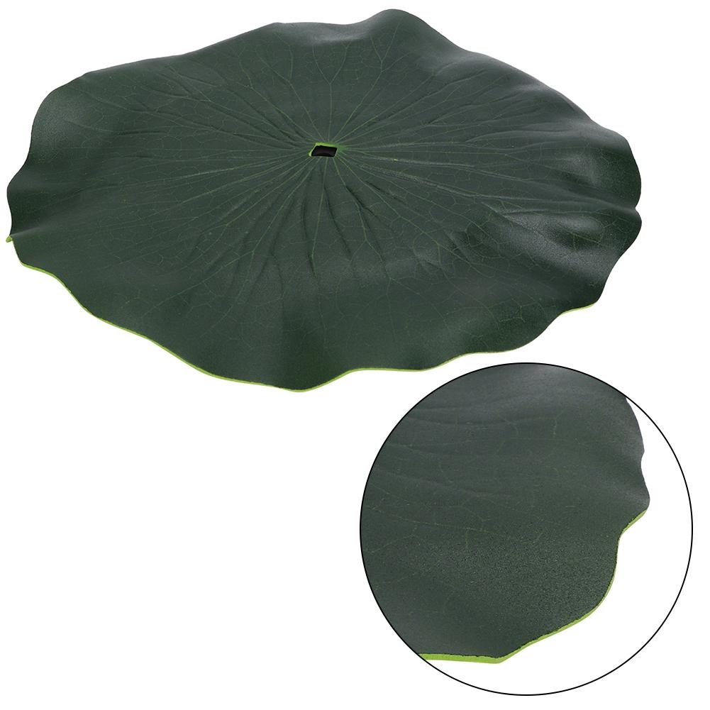 Leaf Swimming Bowl Solar Fountain Decoration for Garden Pond Bird Bath Fish with 29 Cm Diameter