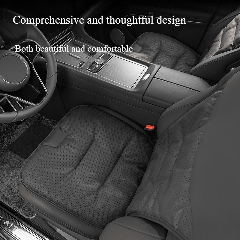 Nappi Leather Universal Premium Car Seat Cushion Breathable All-Season Comfort New Car Seat Covers Seat Accessories