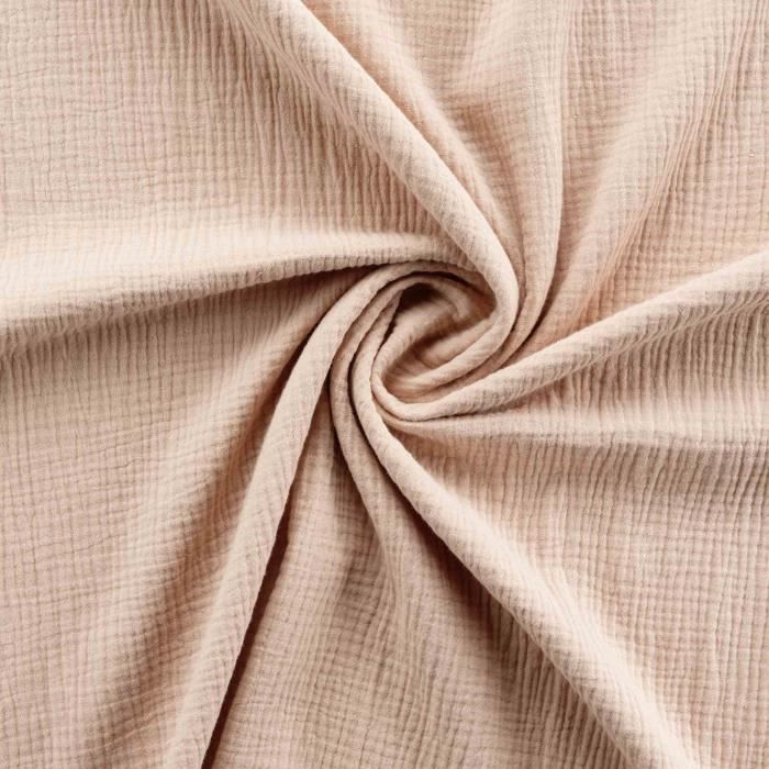 Housse De Couette - Angeliase - 220x240cm - Rose - Double Gaze De Coton