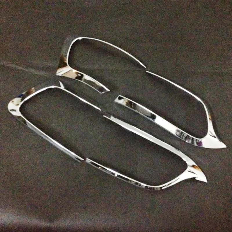 2014 2015 2016 2017 2018 For Jeep Cherokee KL Car ABS Chrome Tail Rear Lamp Light Frame Cover Trim Stickers Accessories 4 Pieces