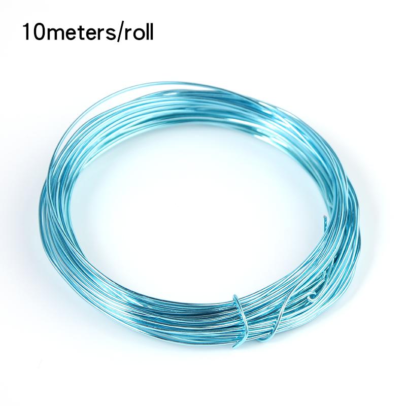 Colorful Aluminum Wire For Ornament Making DIY Crafts Material Handmade Finding Accessories Flexible Wire Round Aluminum Wire
