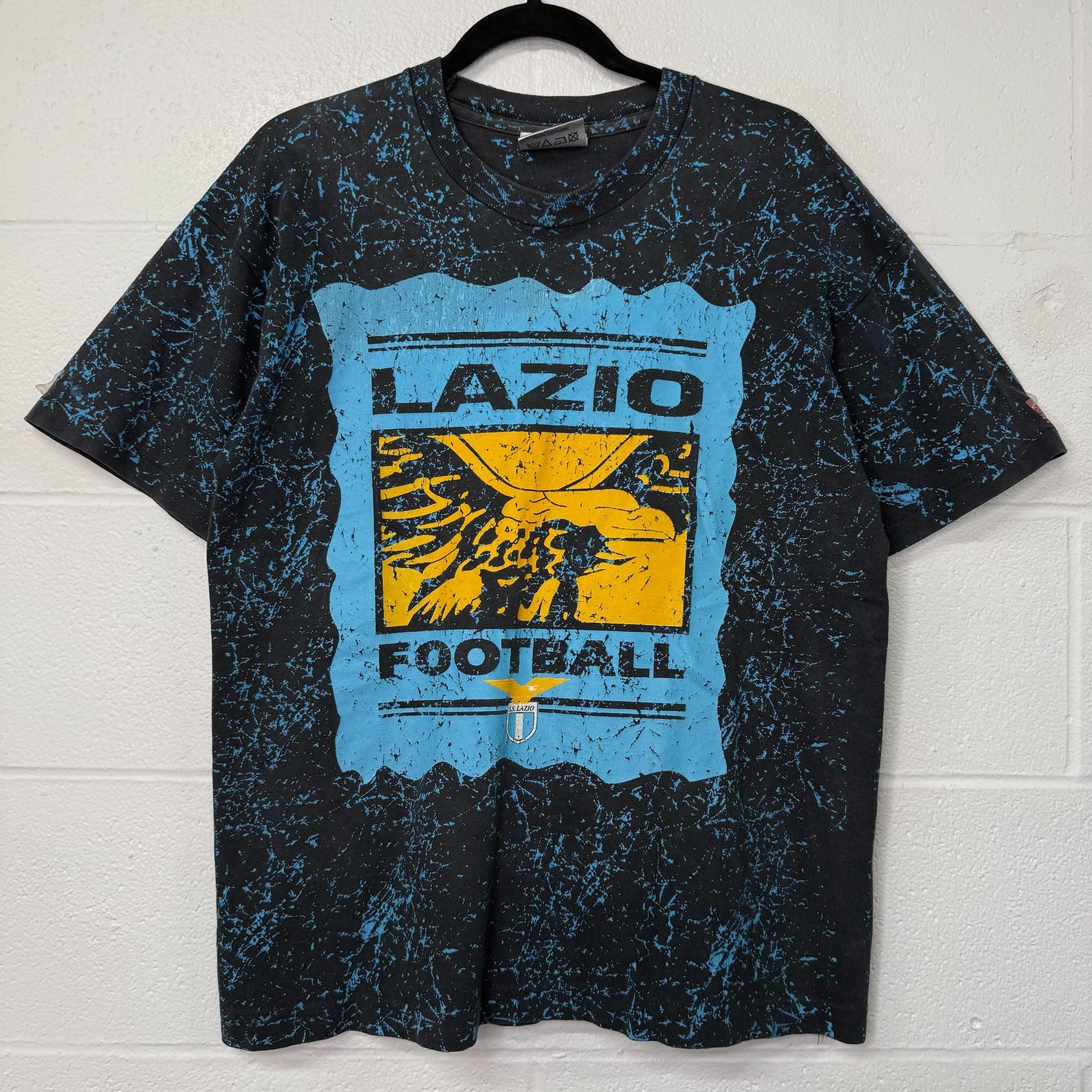 90s Lazio Football Italy Soccer T shirt Sz L (B2792) XL