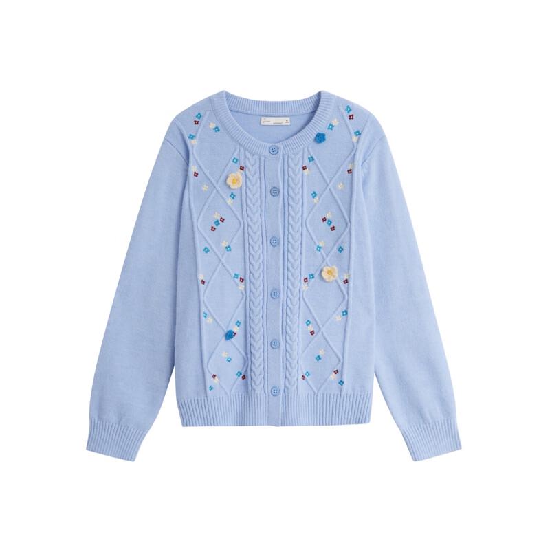 

Yinman Women s Cable Knit Embroidered Floral Cardigan Sweater L