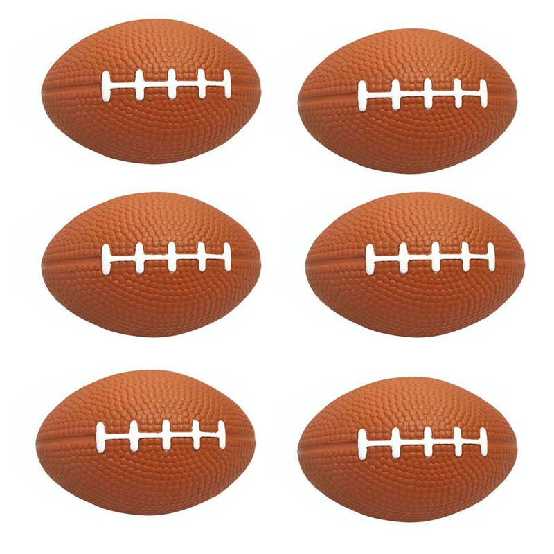 6PCS PU Squeezing Ball Sponge Ball Facial Expression Foam Ball Pinching Stress Relieving Toy Wrist Movement 6.3cm Children's Toy