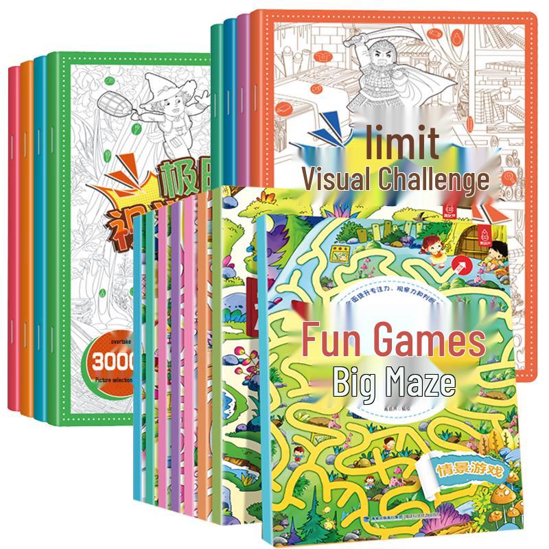 Children s Concentration & Logic Puzzle Books