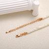 Original Design S925 Sterling Silver Natural White Shell Color Treasure Bracelet Women'S Exquisite Hand-Spliced Beads