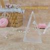 Candy Handmade Gift Box, Triangular Acrylic Packaging Box, Gift Decoration Handle Basket, Transparent High-end Wedding Decoration Box