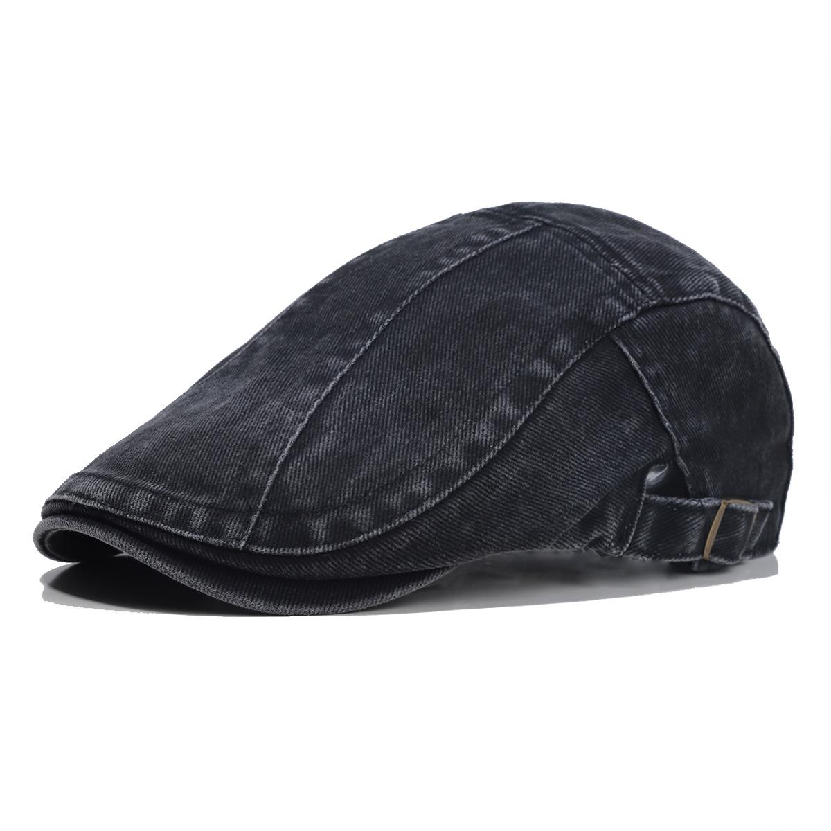 Unisex Vintage Washed Casual Retro Hat One Size чёрный