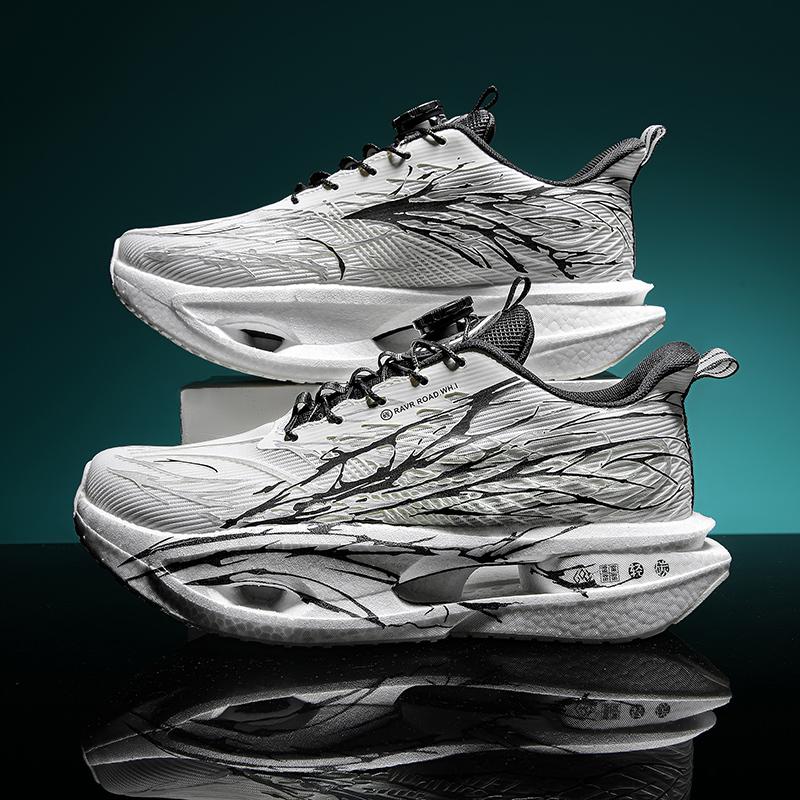 

Мужские кроссовки для бега на полную длину с карбоновой пластиной, амортизацией, для марафона, спортивная обувь для легкой атлетики 44