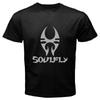 Unisex Shirt Cotton Oversize Large Size Soulfly Logo Metal Rock Band Black Unisex T-shirt