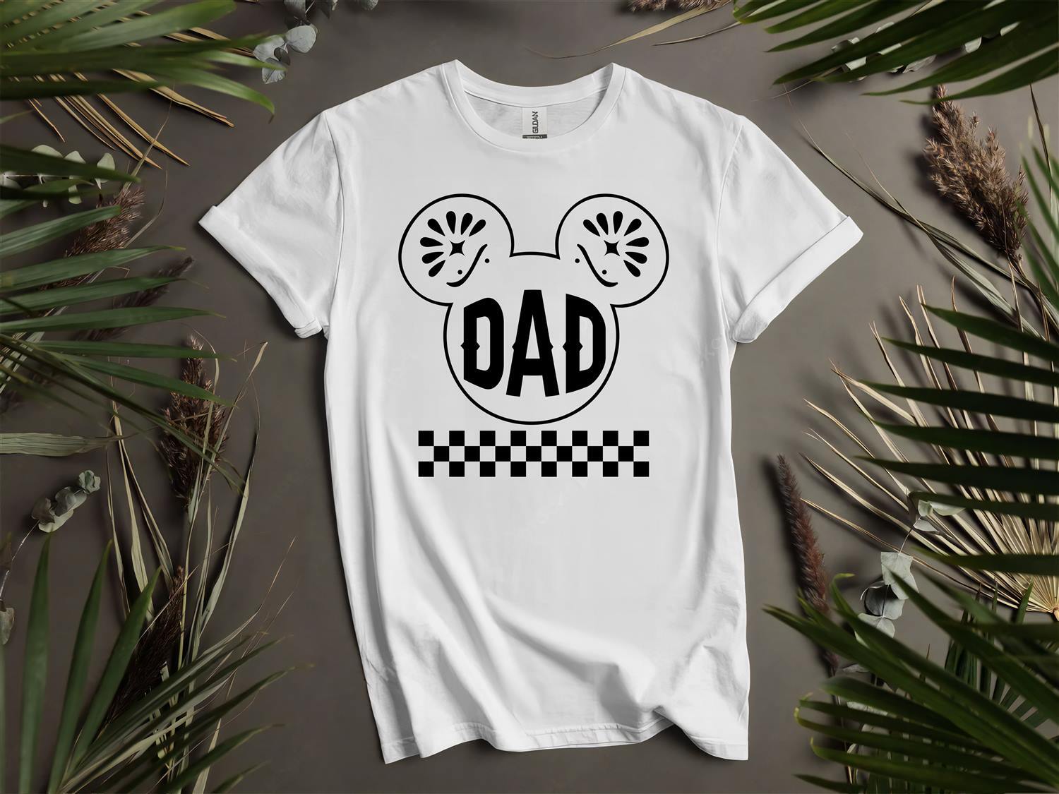Mickey Mouse Dad Figure T-shirt T shirt Men Women Unisex Tshirt L57 XXL
