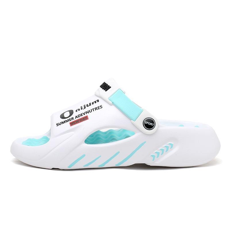 Fashion Men Massage Slippers Indoor Outdoor Sandals Beach Casual Shoes Slides Men's Sandals Big Size Comfortable Soft Plus Size