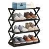 Steel Pipe Assembly Shoecase Dustproof Shoes Storage Cabinet Simple X-Shaped Shoe Rack  Students