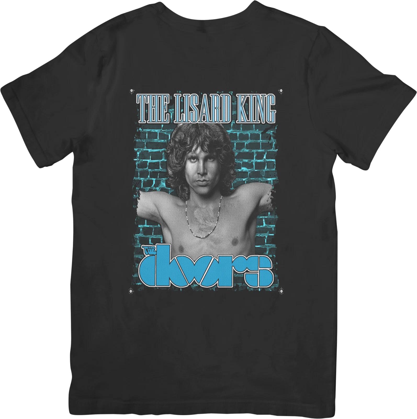 

The Doors Music Unisex Fit for Men & Women Quality Cotton T-Shirt Black L