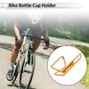 RATCHROLL 1pc Universal Motorcycle Bike Drink Holder Motorbike Bicycle Bottle Cup Holder Gold Tone Aluminum Alloy