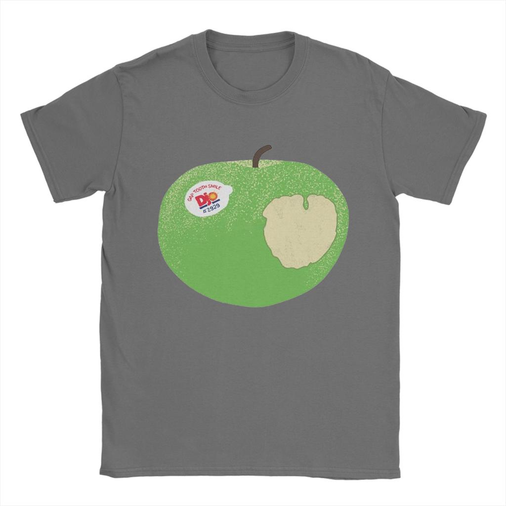 Djo Apple  T Shirts Unisexs  Cotton Amazing TShirt Round Neck  Tee Shirt Short Sleeve Clothes Adult