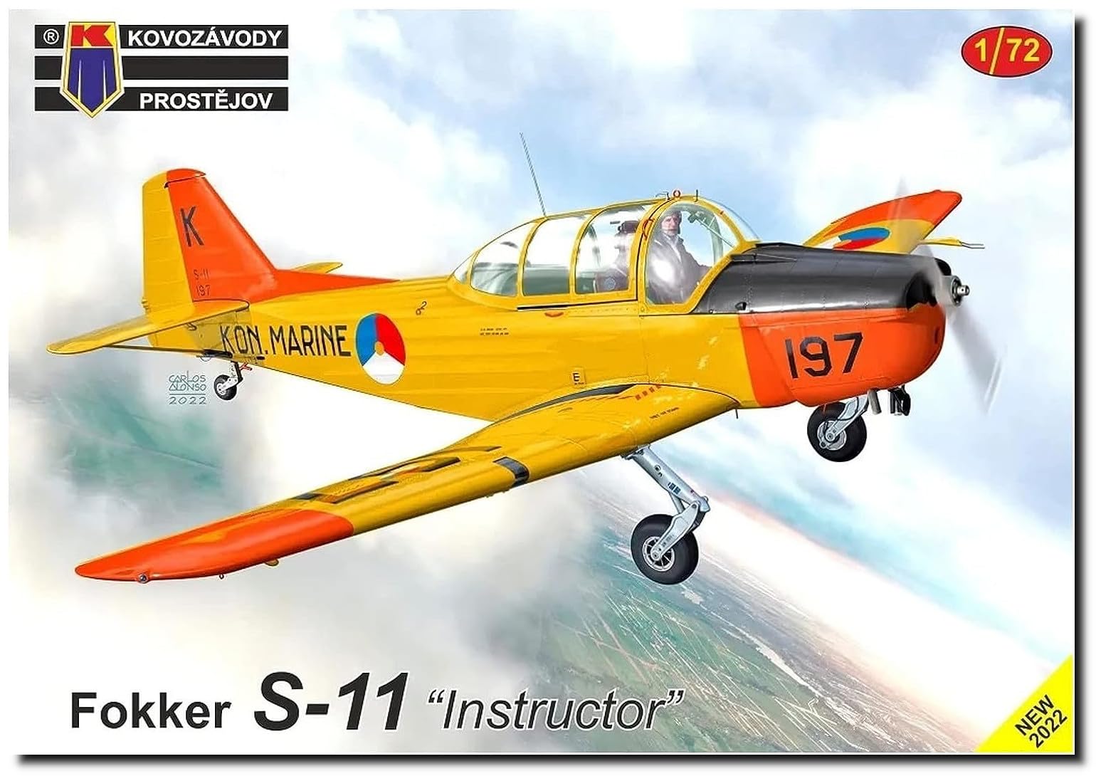 

KP Model Голландский Fokker Instructor Пластиковая модель KPM0371 1/72 S-11