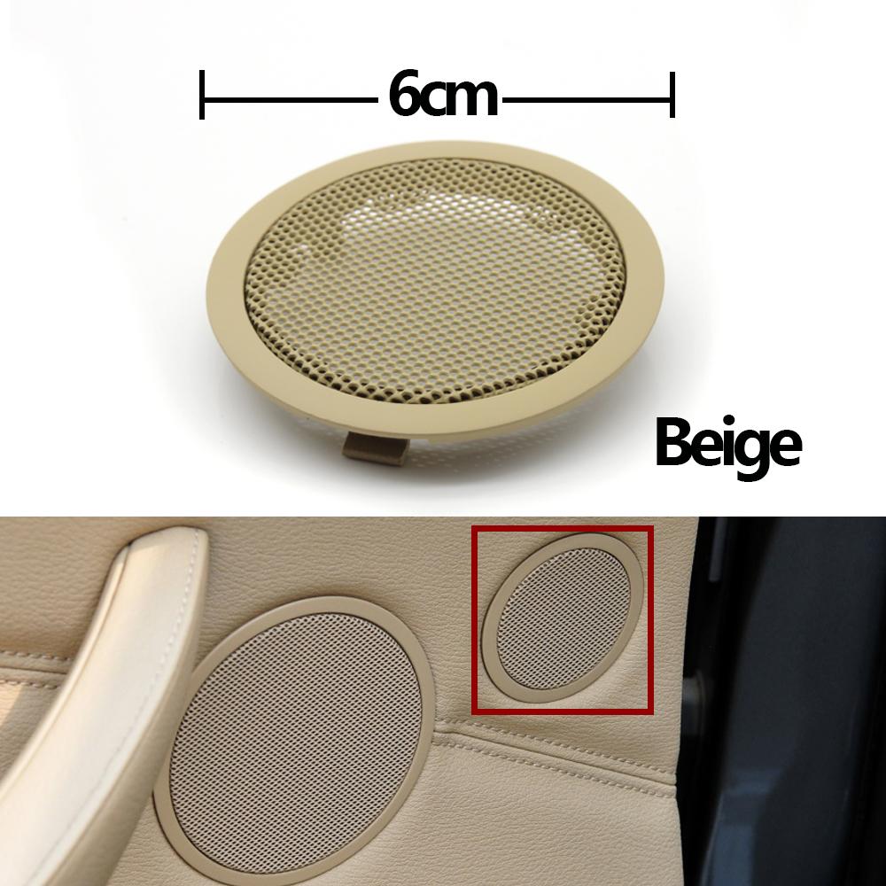 Interior Rear Door Small Round Tweeter Loudspeaker Cover For BMW X5 X6 E70 E71 E72 2007-2013 5 Series GT F07 2010-2017