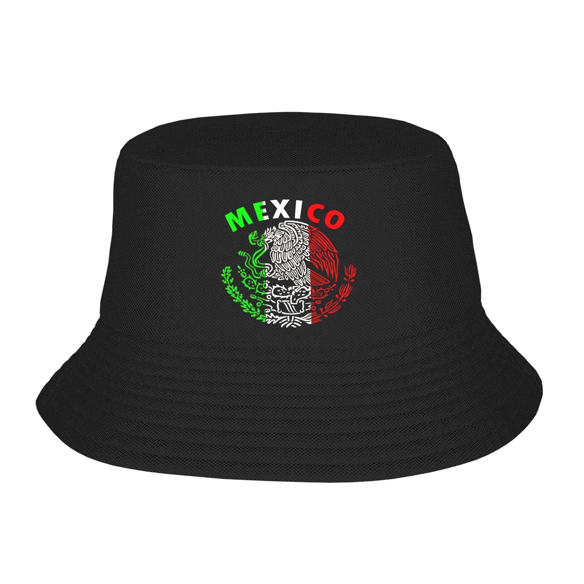 Viva Mexico Feiern Sie Das Mexikanische Erbe Bucket Hat Summer Casual FisherUnisex Hats For Unisex Portable Travel Hiking Caps Hat One Size