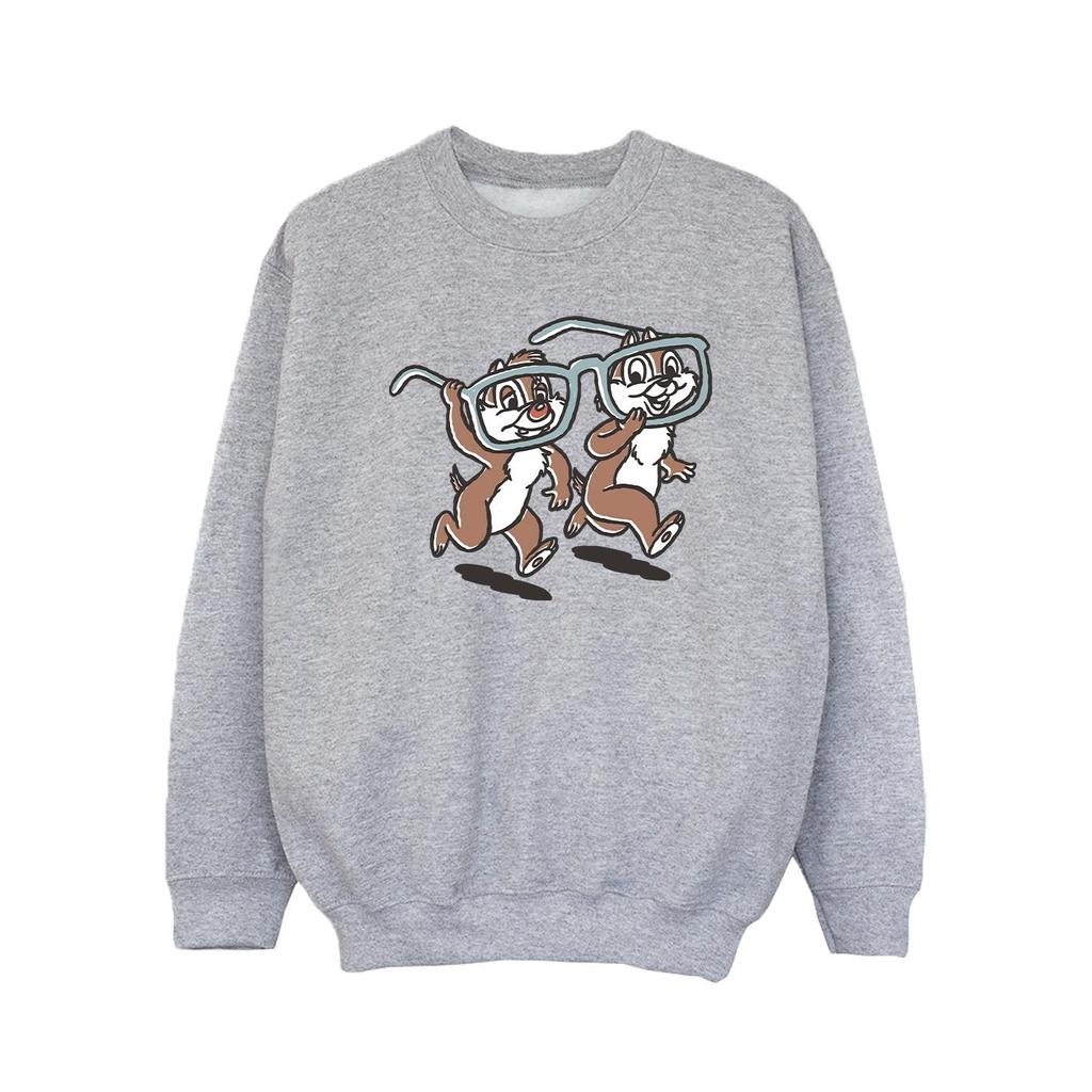 Disney Girls Chip Â´n Dale Glasses Sweatshirt