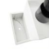 Large Capacity Soap Dispenser with Sponge Holder Countertop Liquid Pump Bottle for Hand Soap, Dish Soap & Lotions