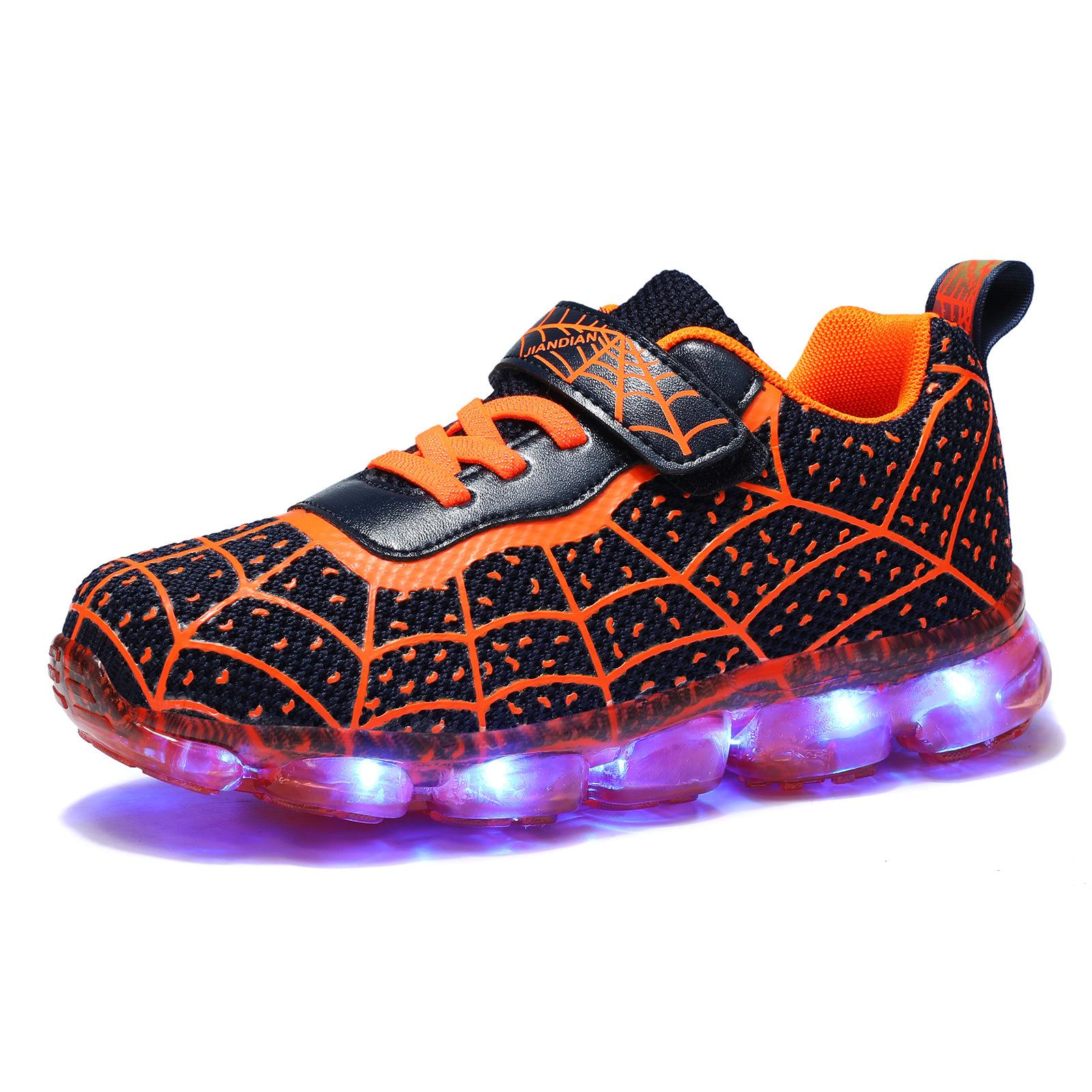 

Новые светодиодные светящиеся туфли для зарядки Marquee Boys and Girls Luminous Classmates Sports Shoes Trending Shoes 35