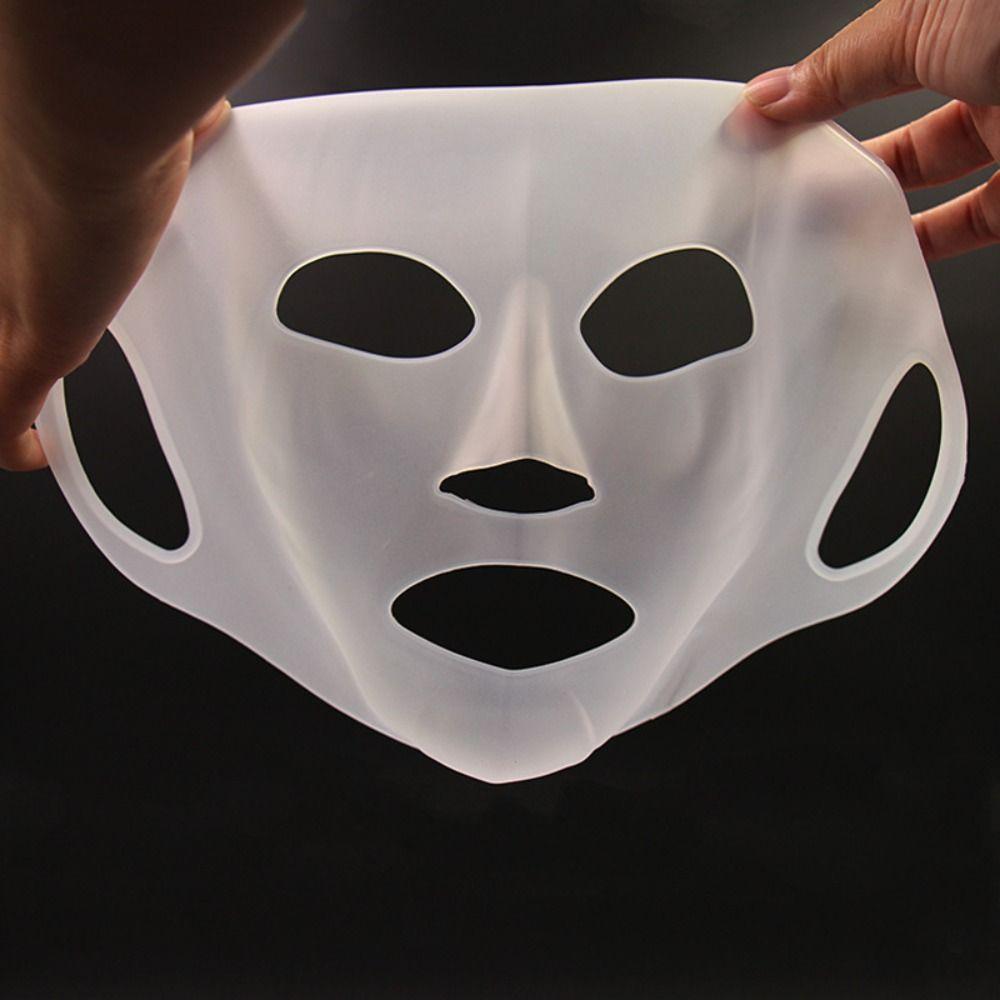 

Hanging Ear Fixed 3D Silicone Face Mask Holder Masks Holder Gel Sheet Mask Facial Masks Cover translucent