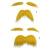 Yellow Mustache and Eyebrows, Halloween Cosplay Mustache and Eyebrow Set, Halloween Cosplay Costume Accessories