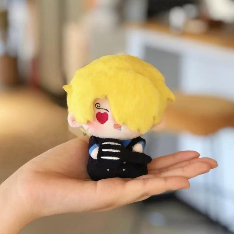 One Piece Anime Plush Keychain Luffy Zoro Sanji Nami Ace Robin Sabo Law Cute Doll Pendant Gift