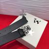 Luxury Cowhide Reversible 3.8cm Genuine Leather Belt for Versatile Business Casual Wear
