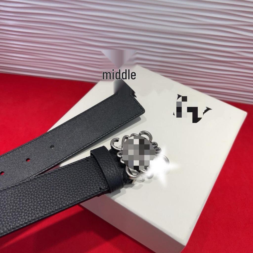 Luxury Cowhide Reversible 3.8cm Genuine Leather Belt for Versatile Business Casual Wear