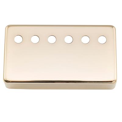Musiclily Pro 10.4mm Nickel-Silver Alloy Humbucker Pickup Cover for Imported Electric Guitars, Gold