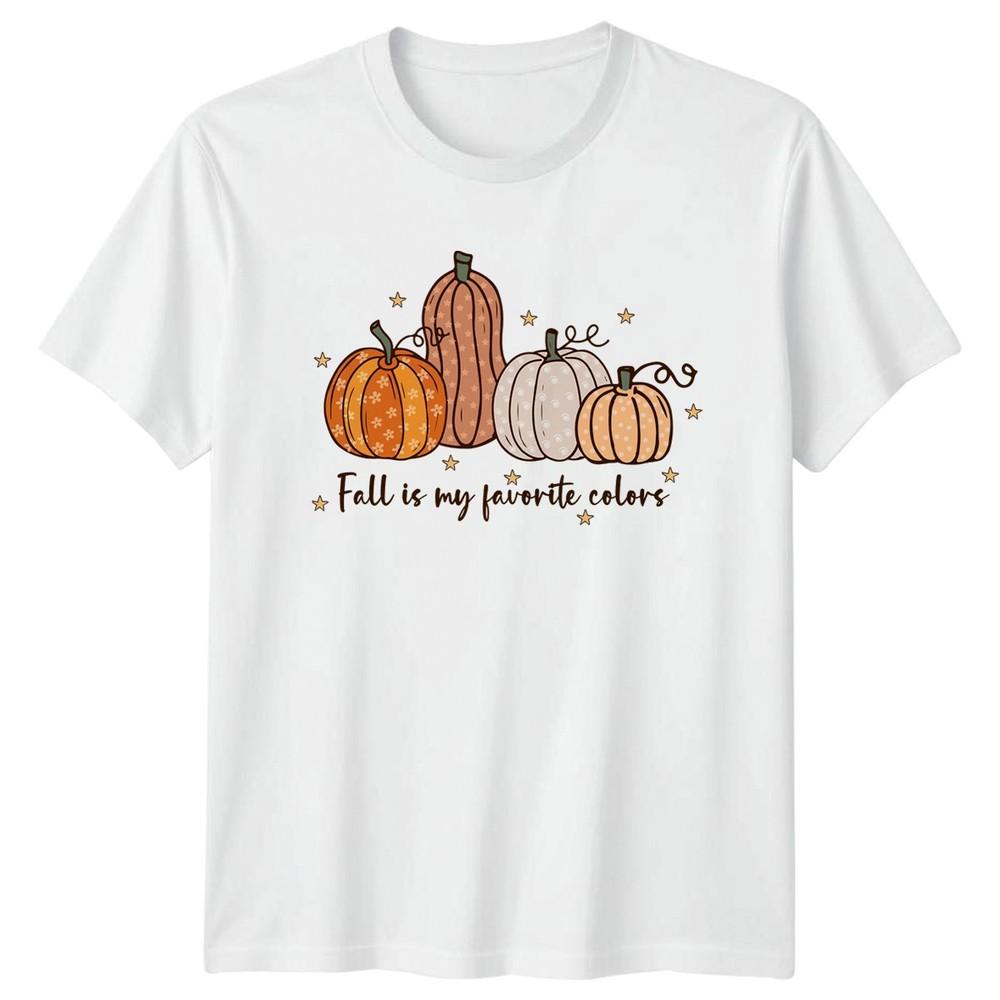 Fall is my favorite colors Unisexs TShirt Boho Pumpkin S