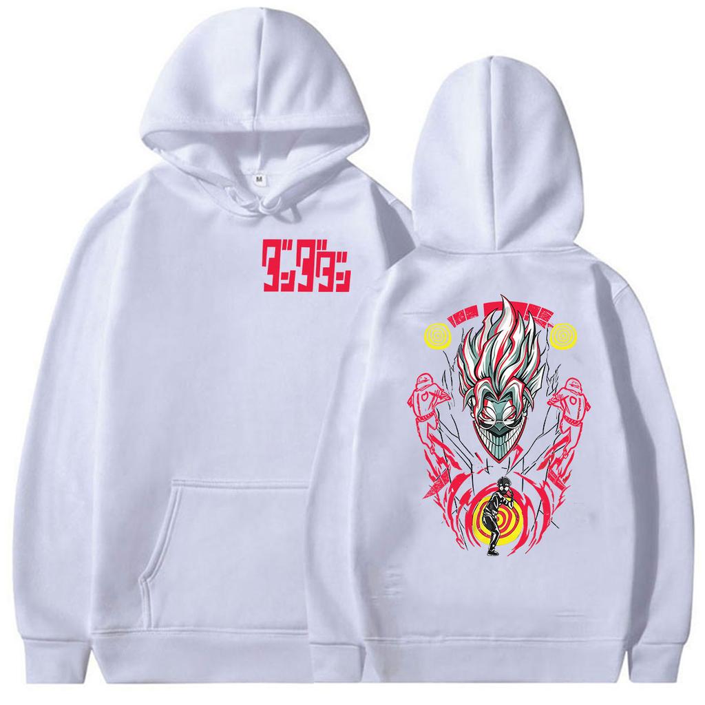 Cooler Japanischer Anime Dandadan Ken Takakura Okarun Print Hoodie Herren Damen Vintage Langarm Sweatshirt