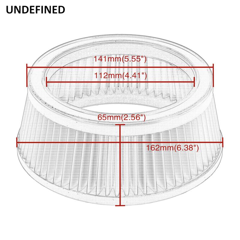Motorcycle Air Filter Intake Cleaner Stainless Steel Repalecment Element For Harley Touring Sportster 883 Dyna Softail Road King