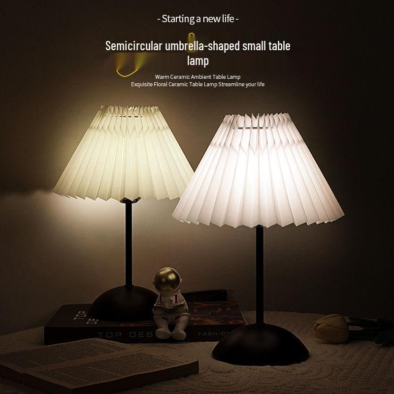 Nordisches Retro-Falten-Nachtlicht mit Fernbedienung für Schlafzimmer & Kinderzimmer