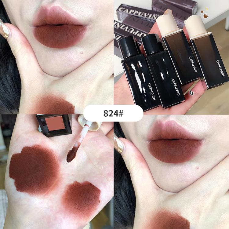 CAPPUVINI Matte Velvet Lip Balm Mashed Potato Texture Available In 6 Colors
