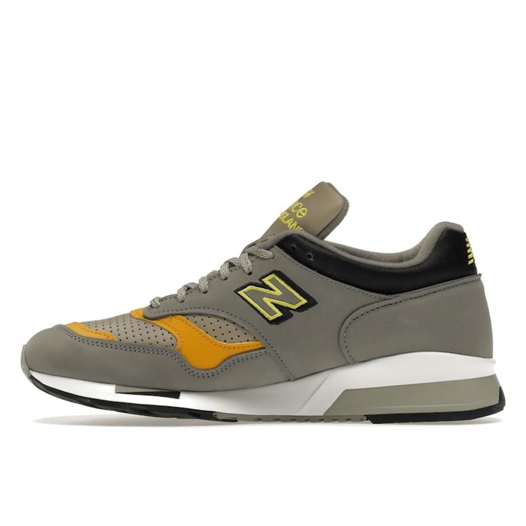 New Balance 1500 Hecho en Inglaterra Gris Amarillo Zapatillas de Hombre Negro M1500GGY