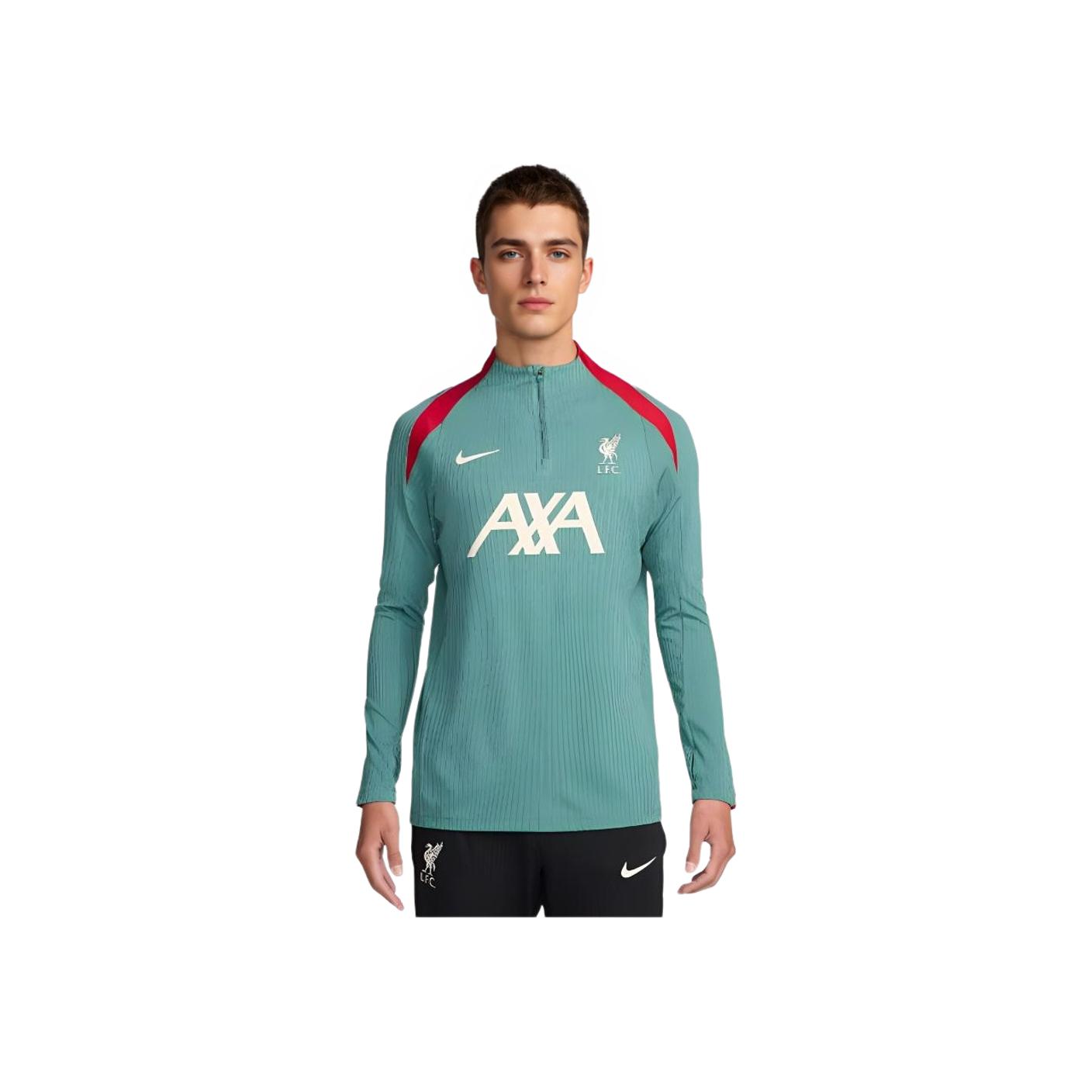 Nike X Liverpool FC Collaboration Liverpool Strike Elite Training Comfortable Casual Long Sleeve T-Shirt Men Tops FN9278-362 XL